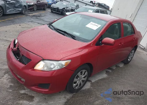 2009 Toyota Corolla Le из США, поврежденный, VIN 2T1BU40E79C154031